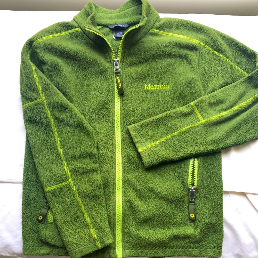 Moss green fleece